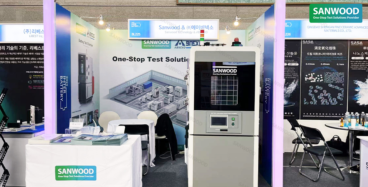 Exhibition Express Sanwood Technology takes you straight to the scene of Korea Battery Expo!3