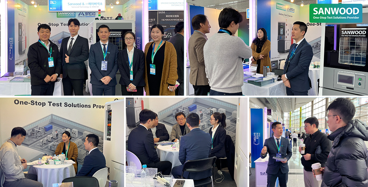 Exhibition Express Sanwood Technology takes you straight to the scene of Korea Battery Expo!2