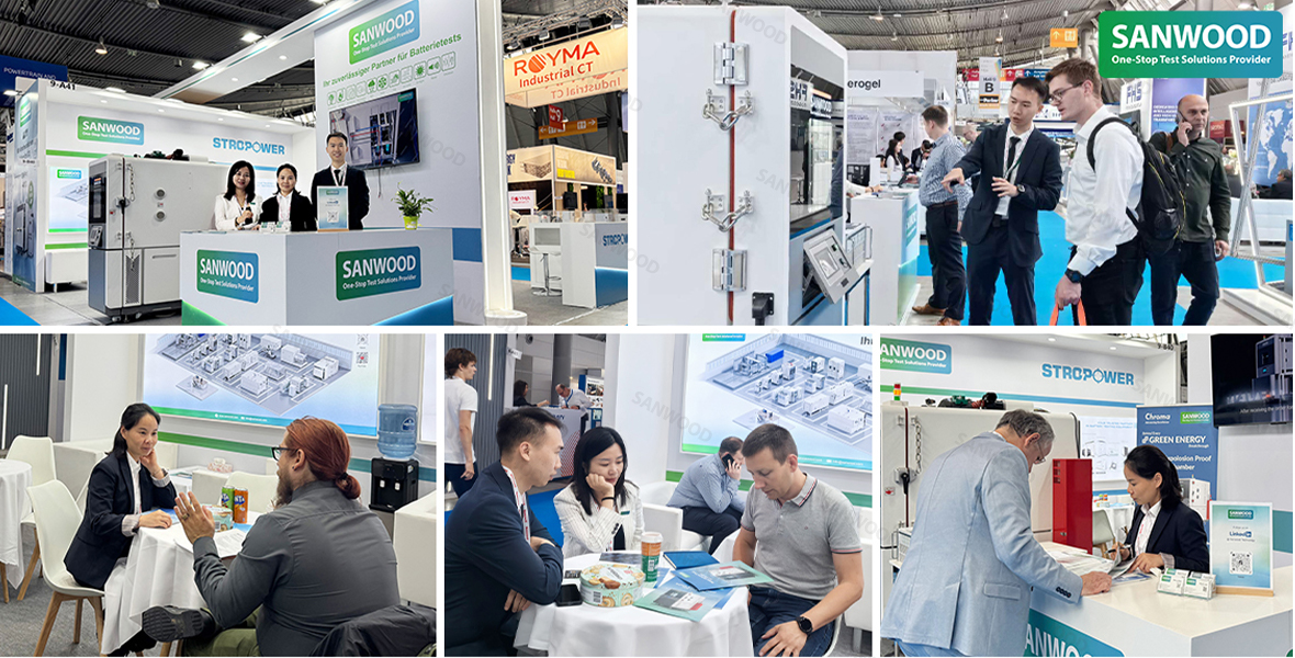 Exhibition time Sanwood Technology Takes You to The European Battery Exhibition Site