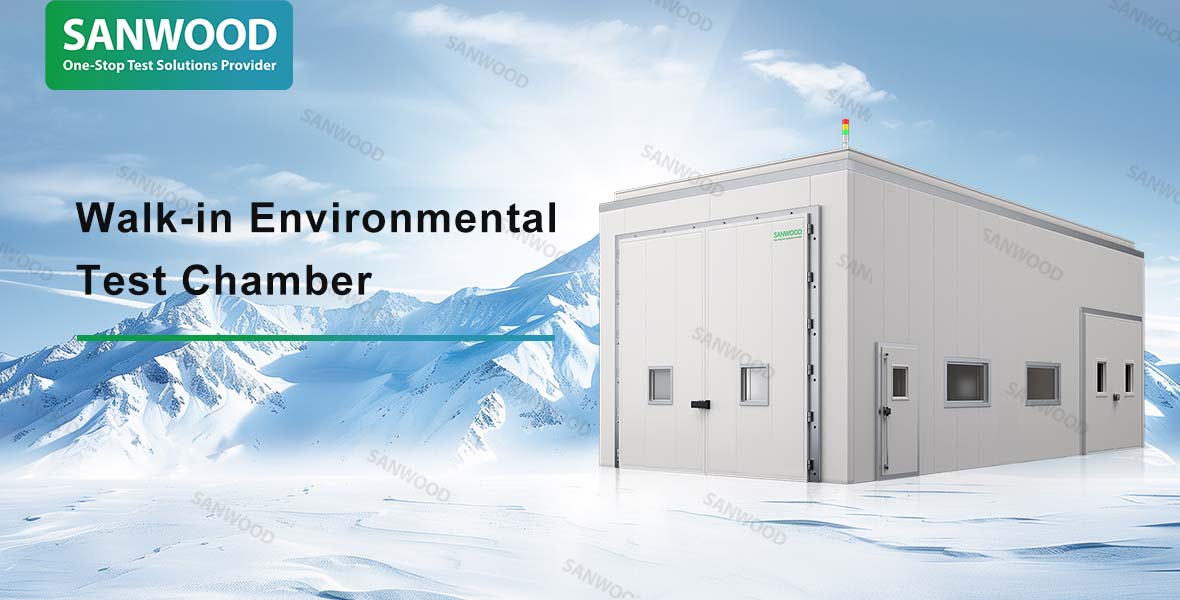 IEC68-2-30 Alternating Humidity and Heat Test Sanwood Technology Walk-in Environmental Test Chamber