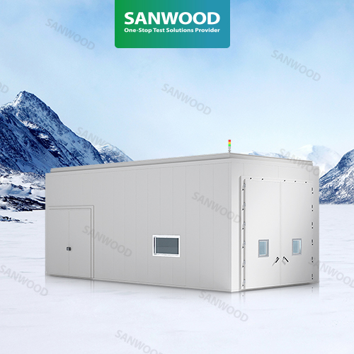 Vehicle Electronic Environmental Testing with ISO 16750-4:2023 Walk-In Chambers